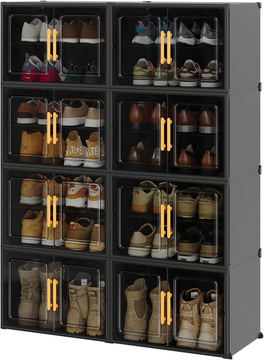 MAGINELS Expandable Shoe Rack Cabinet with Door