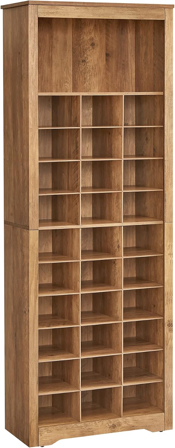 VASAGLE Tall Shoe Storage Cabinet, 10‑Tier, Holds Up to 30 Pairs of Shoes