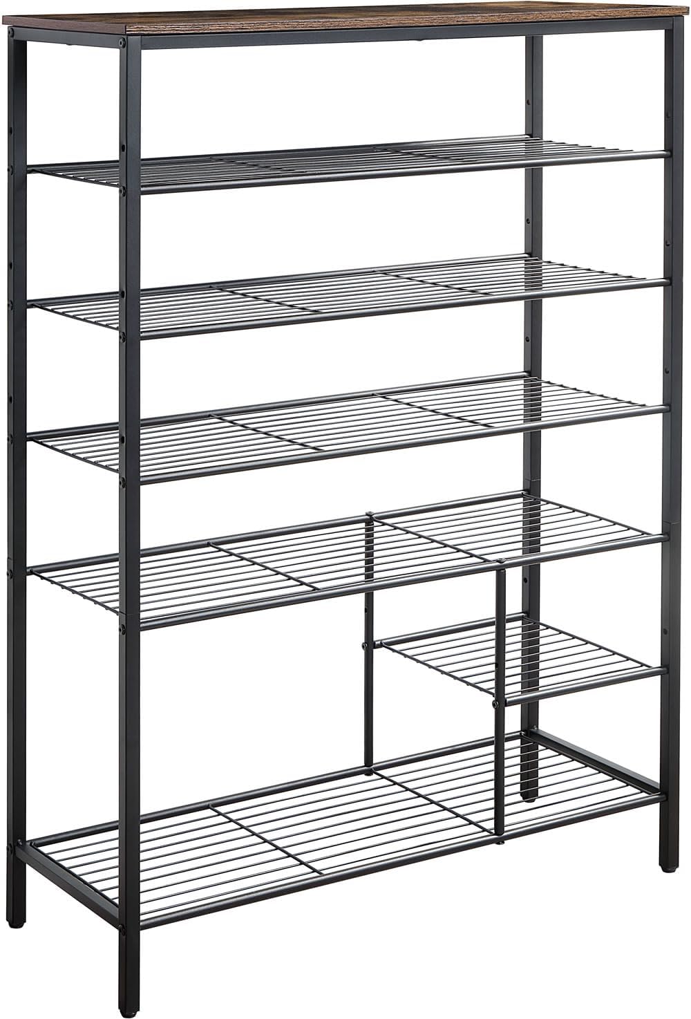 6 Tier Shoe Rack Organizer, Metal Mesh Shoe Storage Shelf, Storage Boots .for...