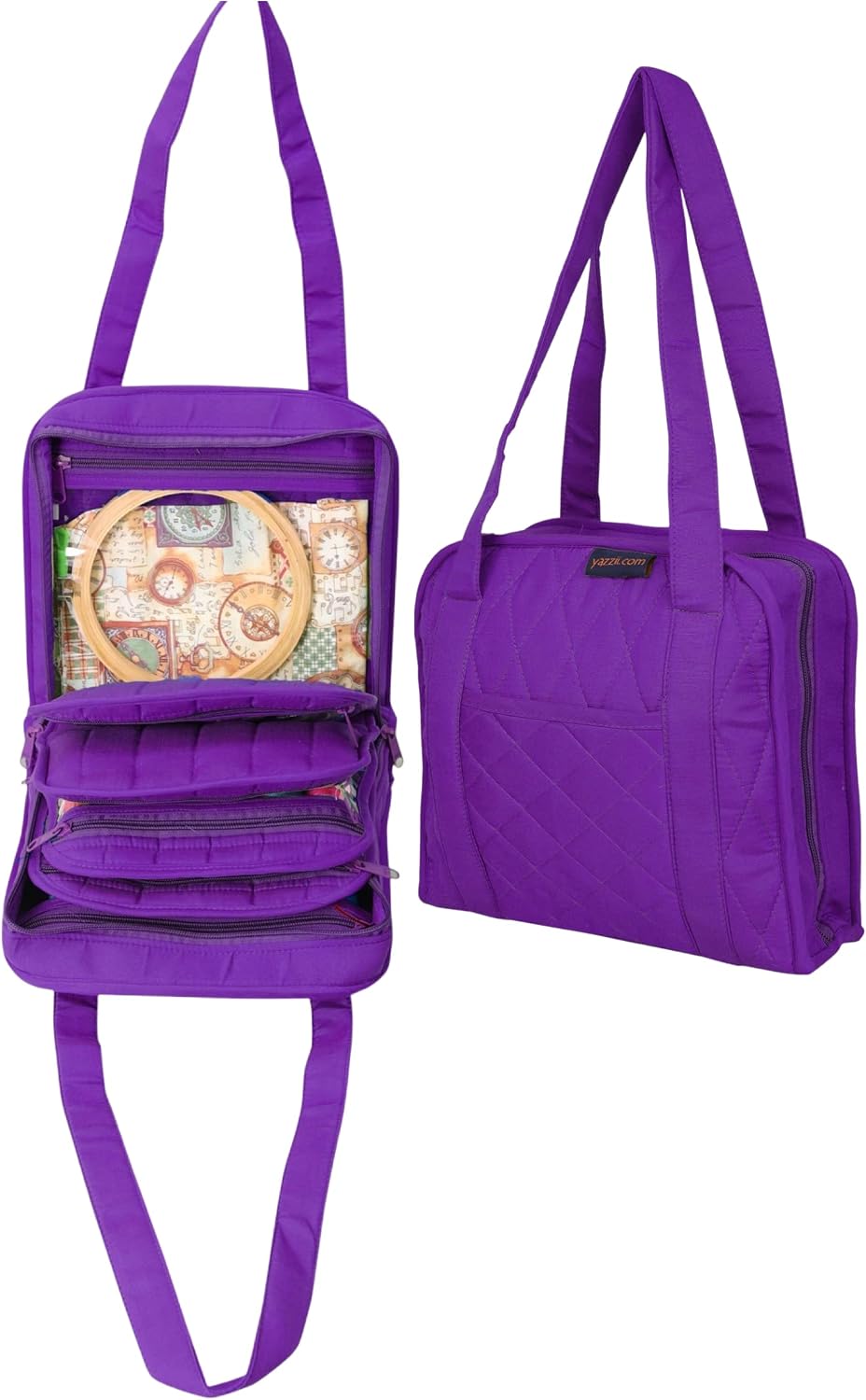 Yazzii Oval Craft Organizer Bag - Portable Organizer - Arts & Crafts Stor...