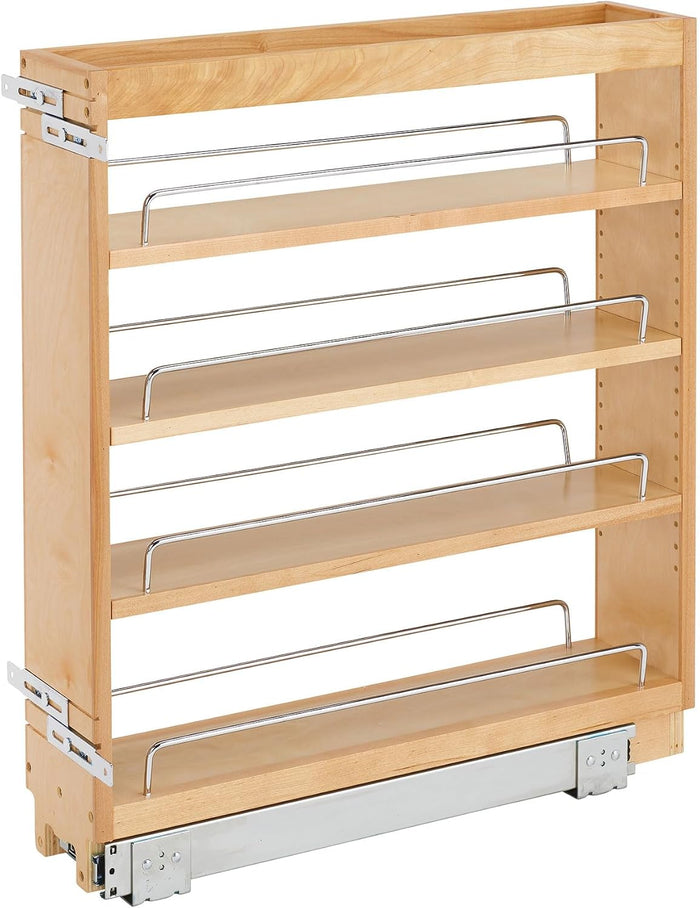 Rev-A-Shelf Pullout Kitchen Cabinet Organizer, Min Cabinet Opening 5.5" W
