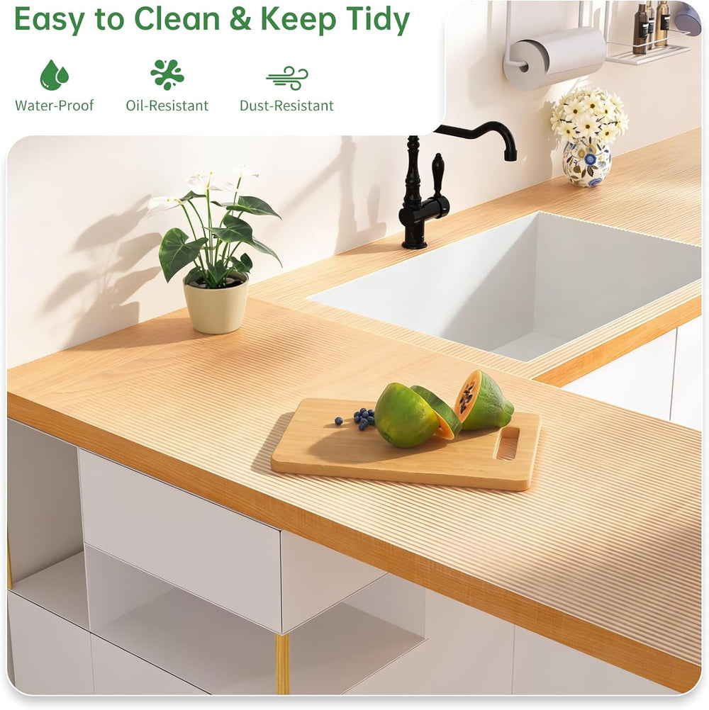 Shelf and Drawer Liner for Kitchen Cabinet Non-Adhesive 24IN x 30FT