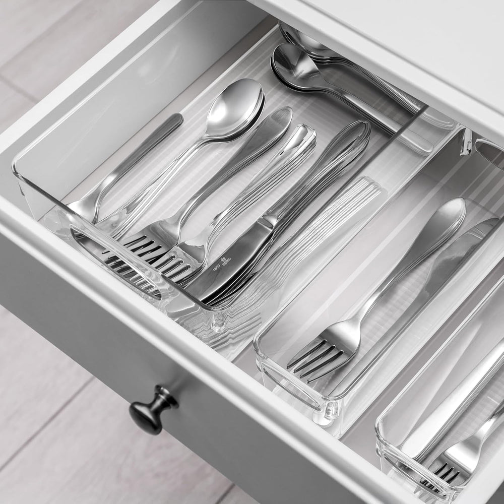 Sorbus Fridge Organizers and Storage, Clear Bins (Large, 10 Pack)