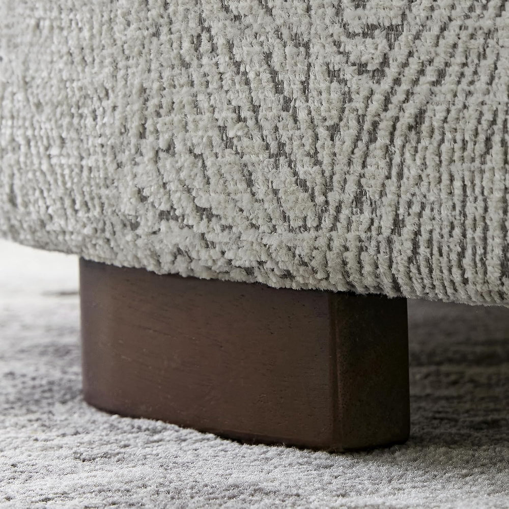 Zihanhome 30 Inch Round Storage Ottoman, Ottoman Coffee Table with Lift Off L...