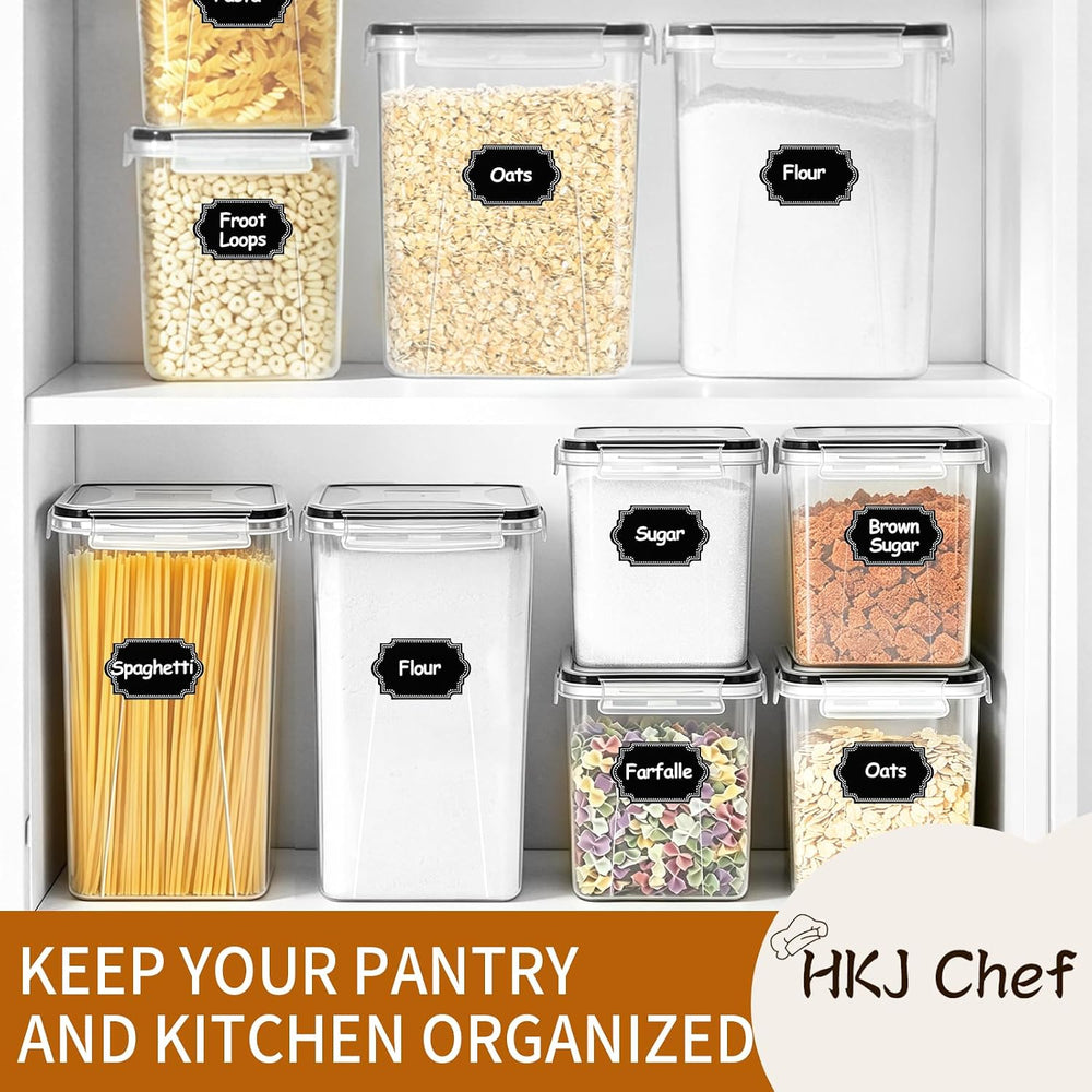 Flour Sugar Storage Containers, 10 Pack Large Airtight Food Storage Container...