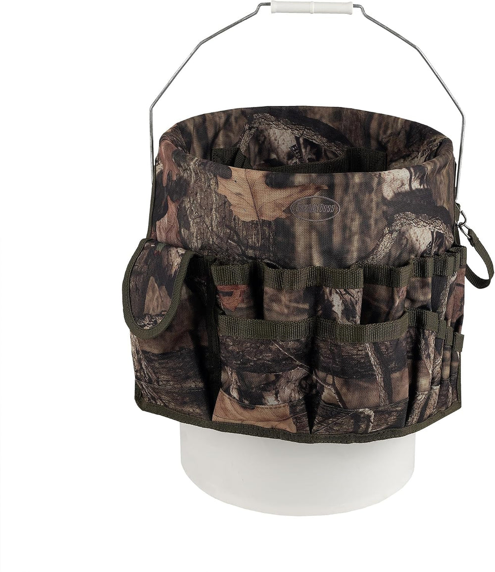Bucket Boss - Camo Bucketeer Bucket Tool Organizer (Fits 5 Gallon Bucket), Bu...