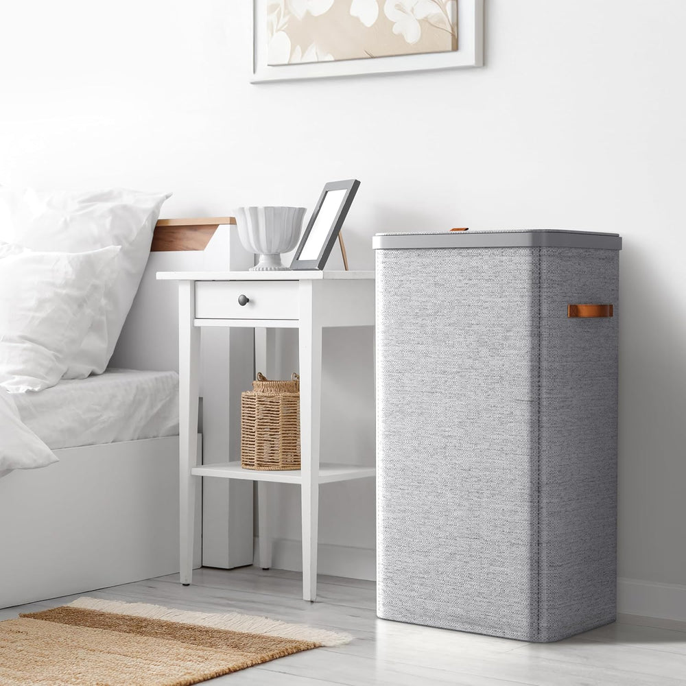 Sorbus Laundry Hamper with Lid - Collapsible Fabric Laundry Basket with Handl...