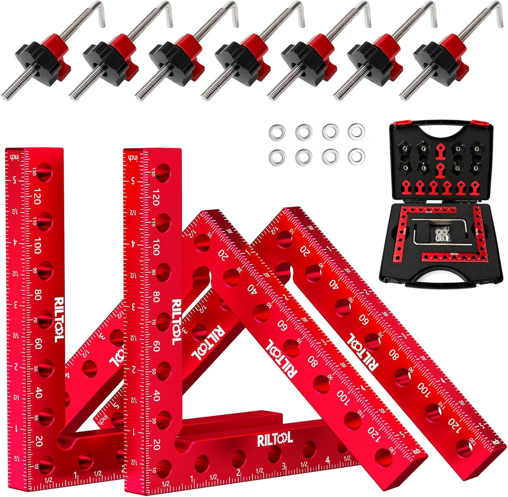 Corner Clamps for Woodworking, 4Pcs 5.5"×5.5" 90 Degree Clamp