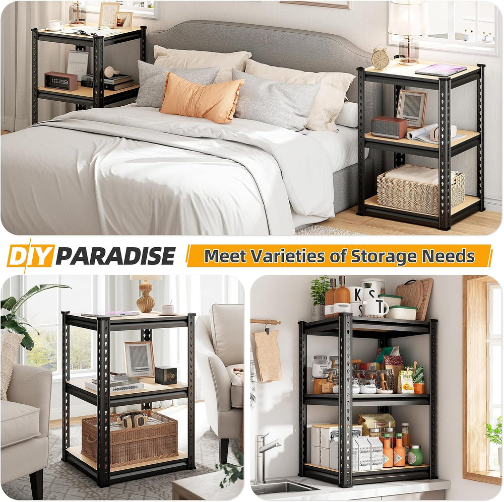 REIBII Storage Shelves for Pantry, Kitchen, 6 Tier Garage Shelving