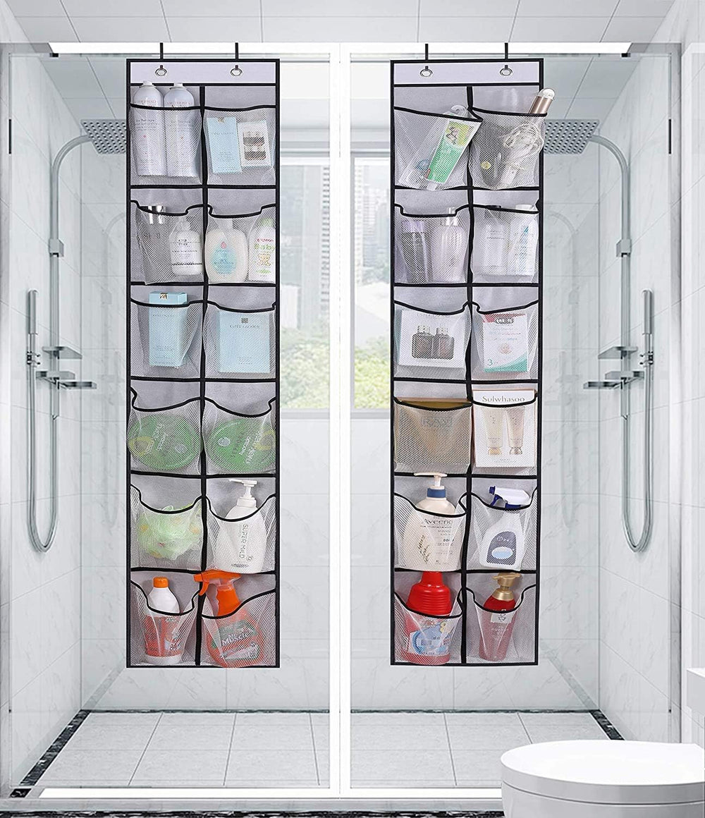 Shoe Hanging Bag Behind Door Non-Woven Storage Hanging Bag 12 Compartment Fin...