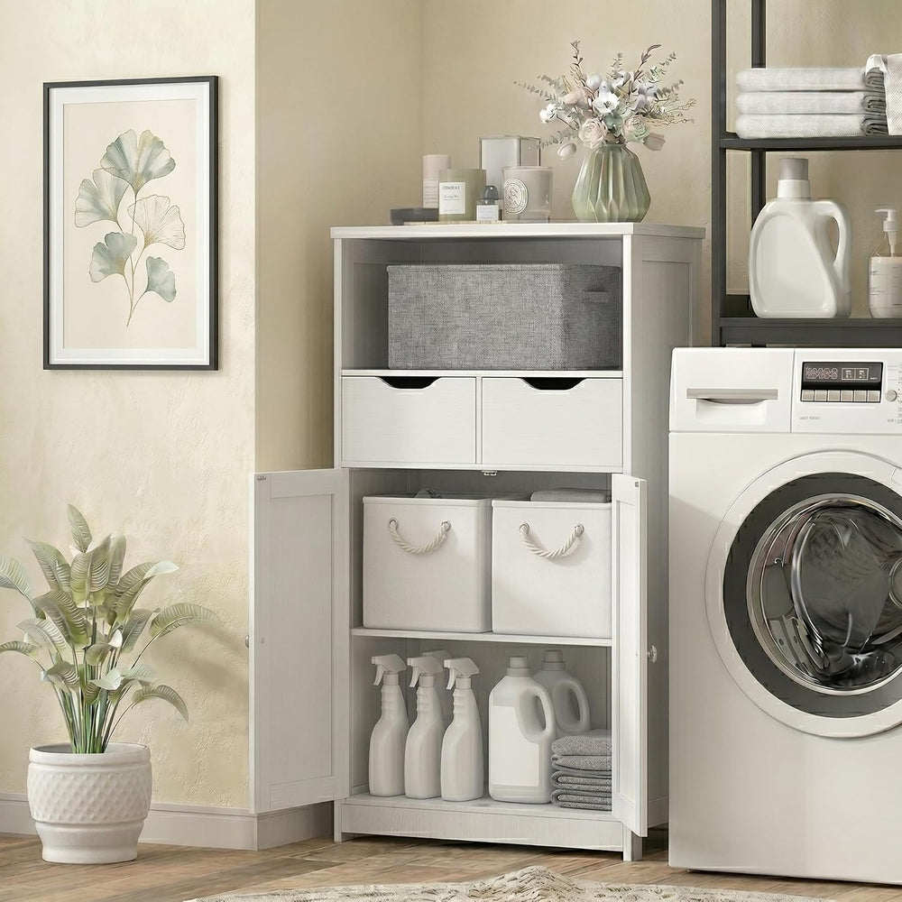 Vongrasig Bathroom Storage Cabinet, 42.5" H Freestanding Floor Cabinet