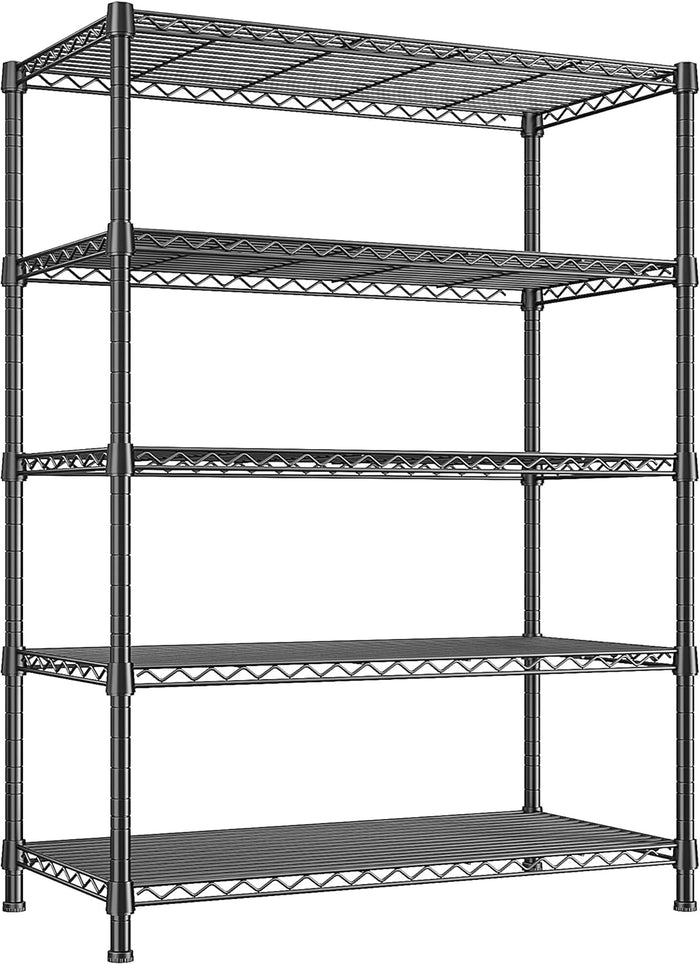 REIBII Metal Shelving, 1500LBS Heavy Duty&71" H Space Saving, for Kitchen