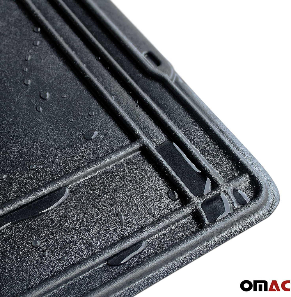 OMAC 2 Pcs Under Sink Mat for Kitchen & Bathroom 34" x 22" Adju...