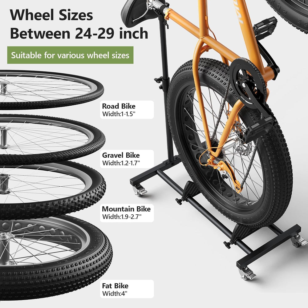 Vertical Bike Stand 2 Pack, Freestanding Bike Rack for Indoor Storage