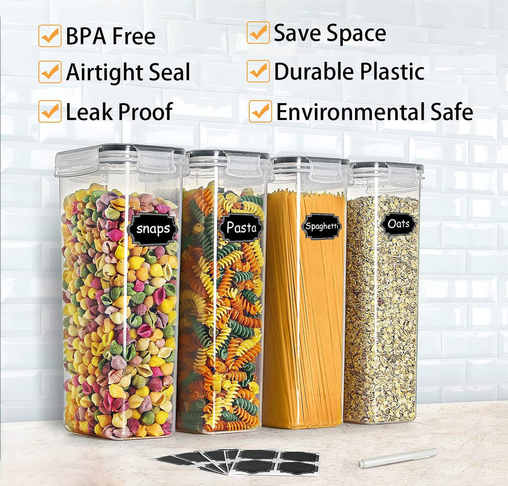 Wildone 2.8L Pasta Containers for Pantry Organization and Storage, 9PCS