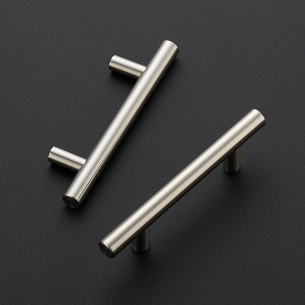 Ravinte Cabinet Handles, Brushed Nickel,5" Length,3" Hole Center,40...