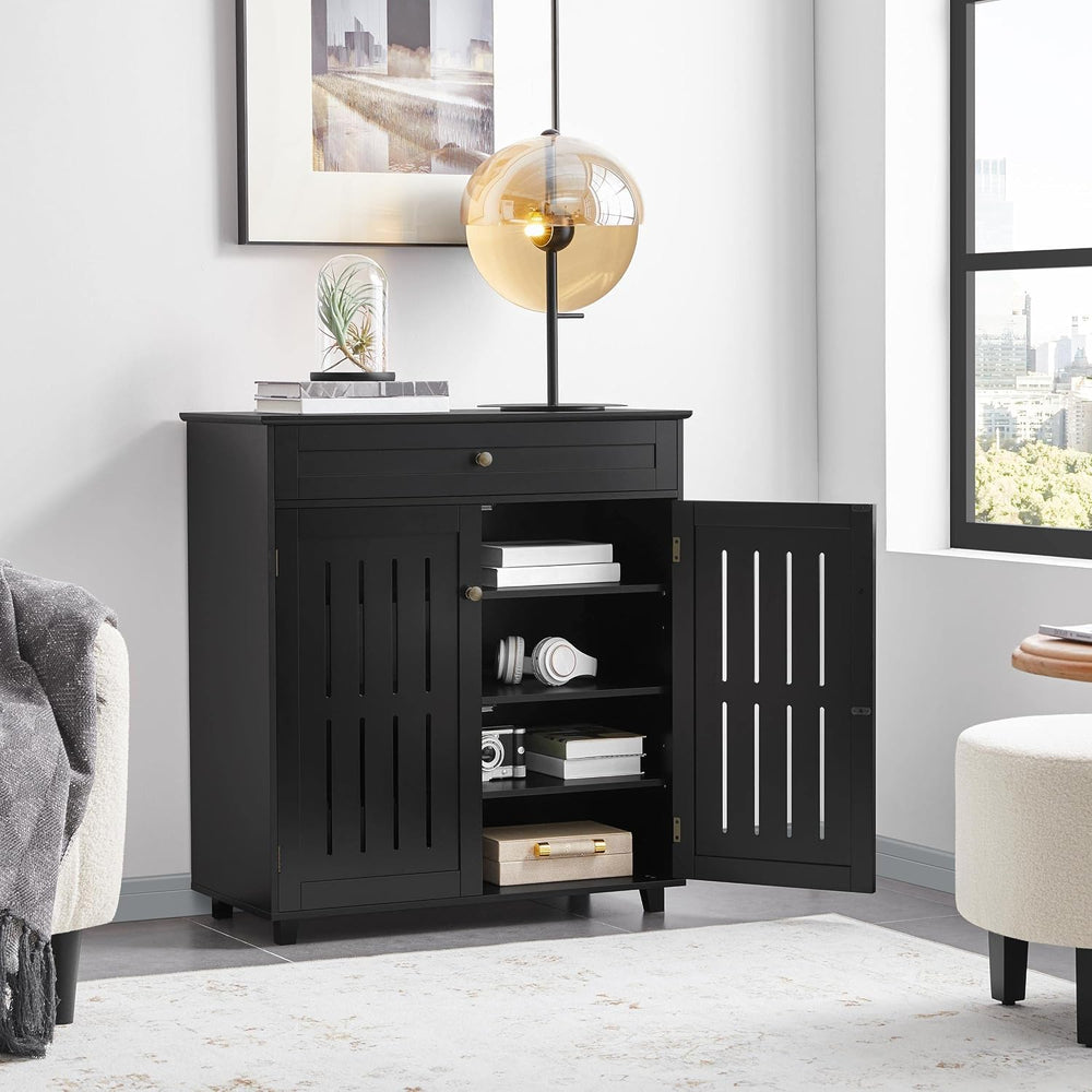 Yaheetech Kitchen Buffet Storage Cabinet for Home Office, Black