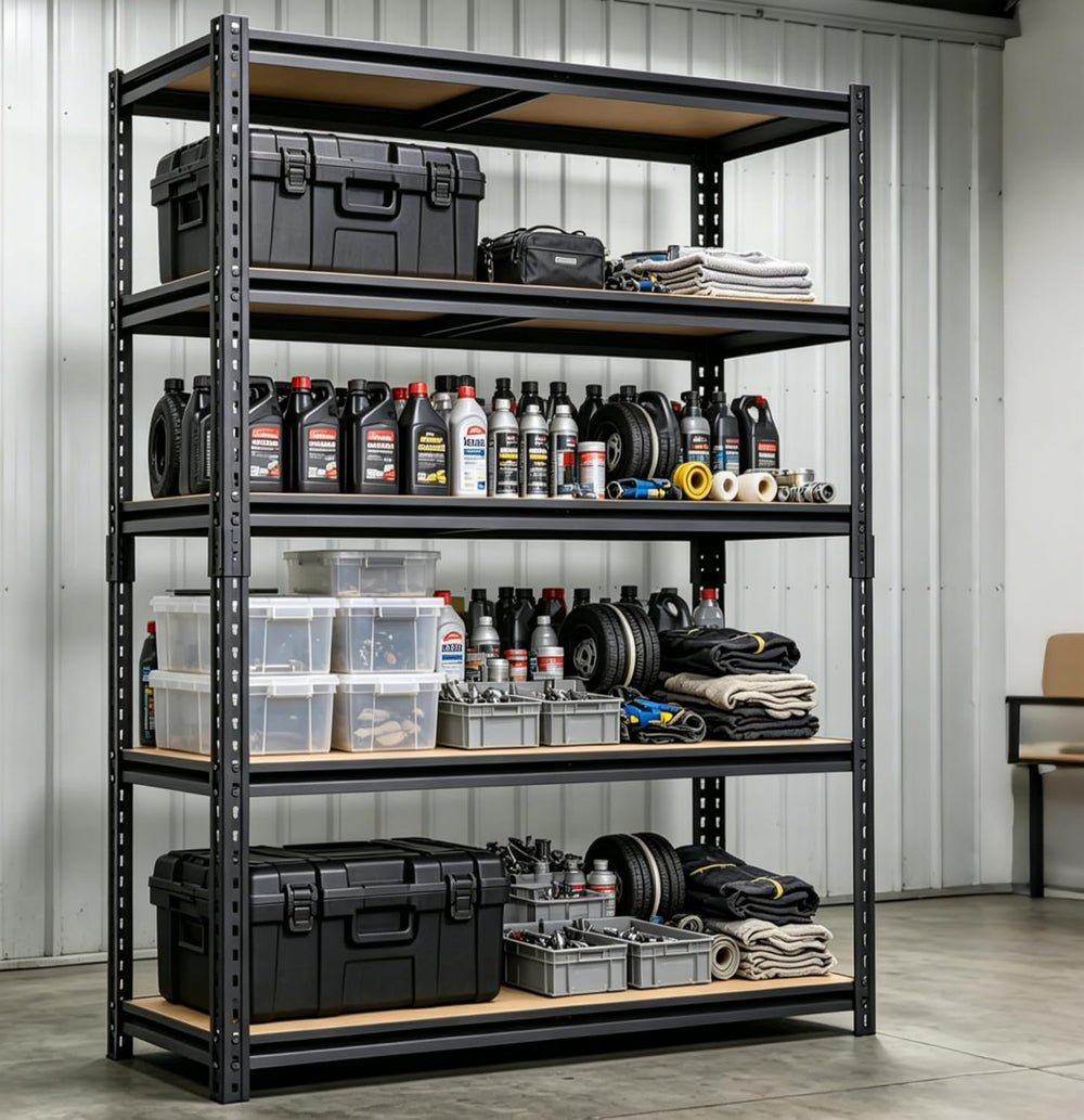 Garage Storage Shelves Heavy Duty Garage Shelving Units 60"x28"x12&...
