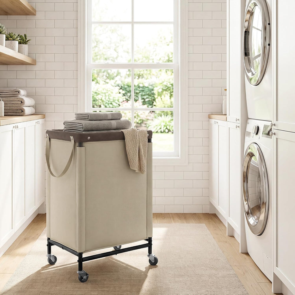 StorageWorks Laundry Hamper with Wheels and Removable Liner Bag