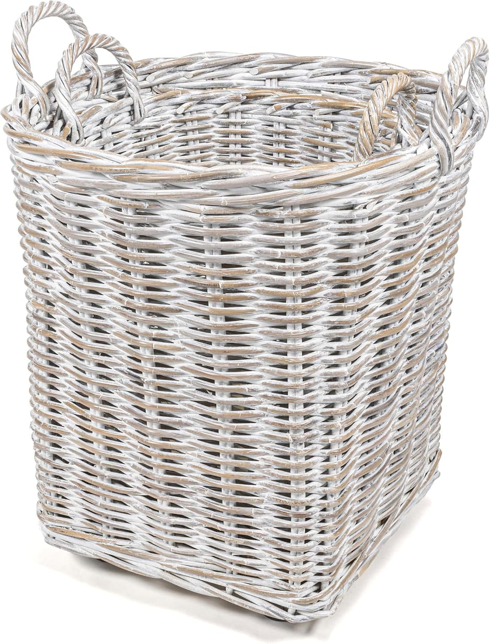 happimess Arbour Nesting Storage Baskets, White Wash/Kubu Gray, Set of 2