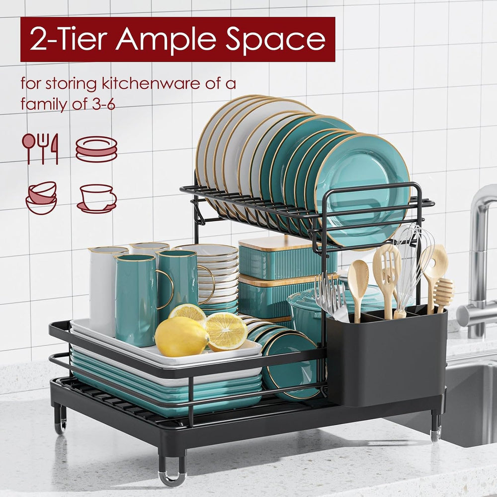 Sakugi Dish Drying Rack - X-Large Stainless Steel Dish Rack for Kitchen Count...