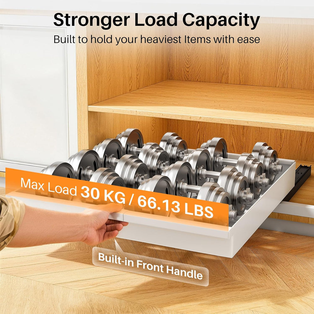 Pull out Cabinet Organizer, 1-Pack Expandable(13.6"-24") Silde out ...