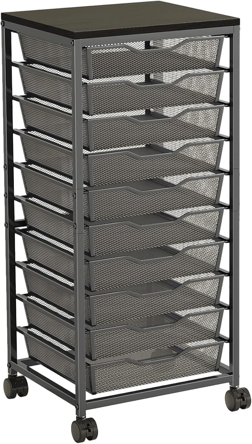 10-drawer rolling storage cart, craft organizers and storage, main product view