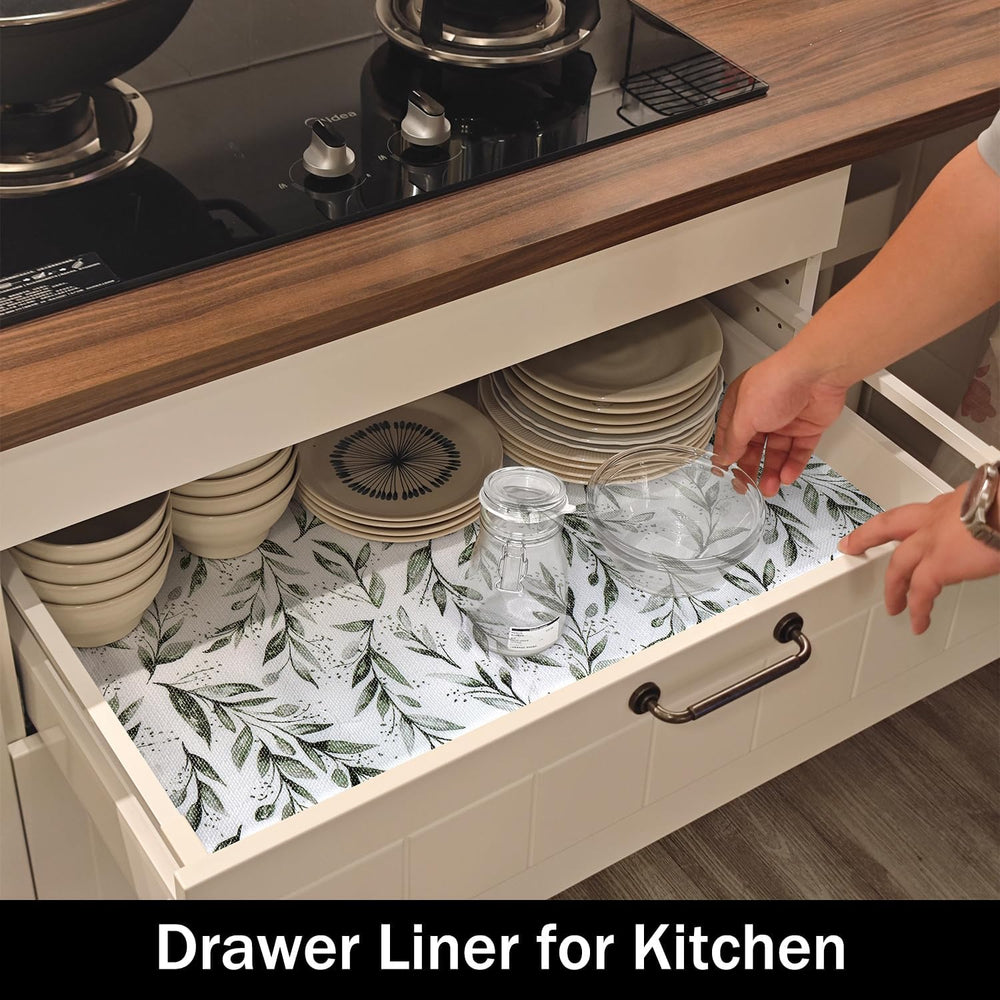 Shelf Liners 24IN x 10FT Non Adhesive and Strong Non-Slip