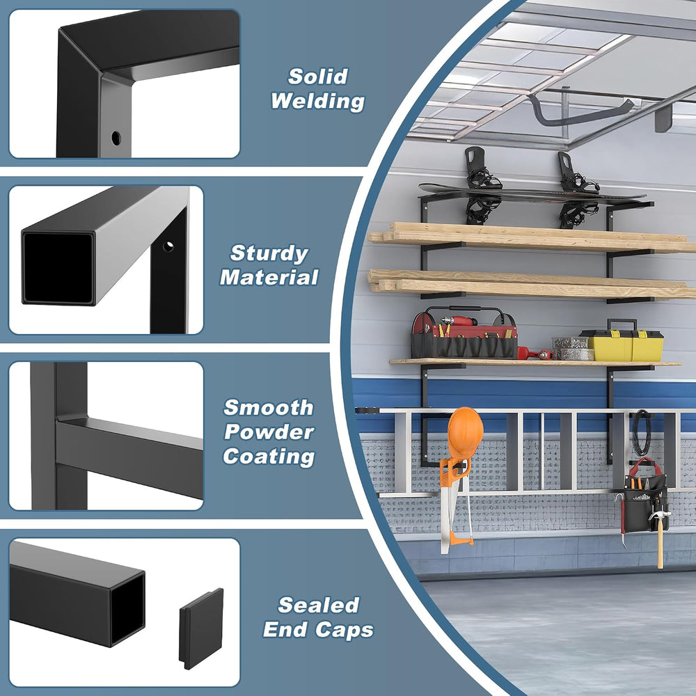 Ultrawall Lumber Storage Rack, Wall Mount Wood Storage Racks