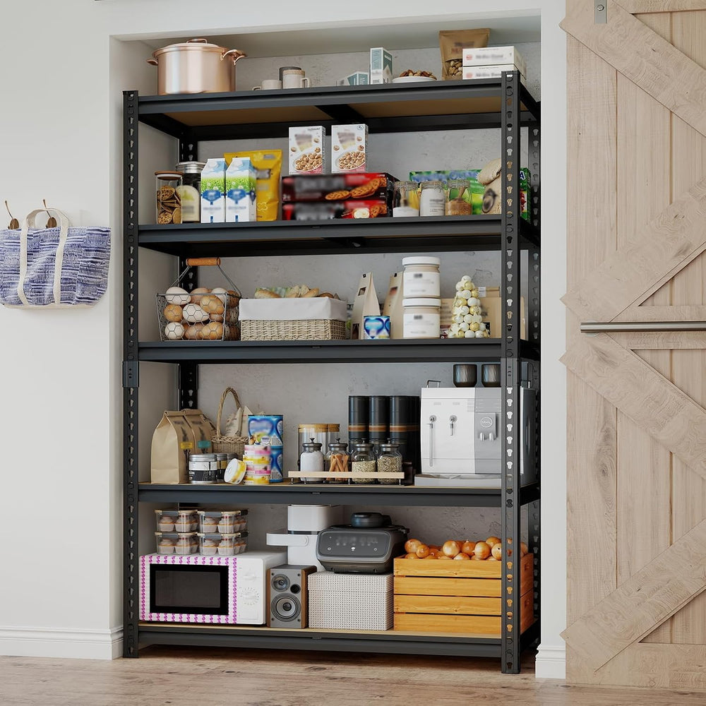 Garage Shelving Storage Shelves, 60'' H Adjustable Shelving, Metal St...