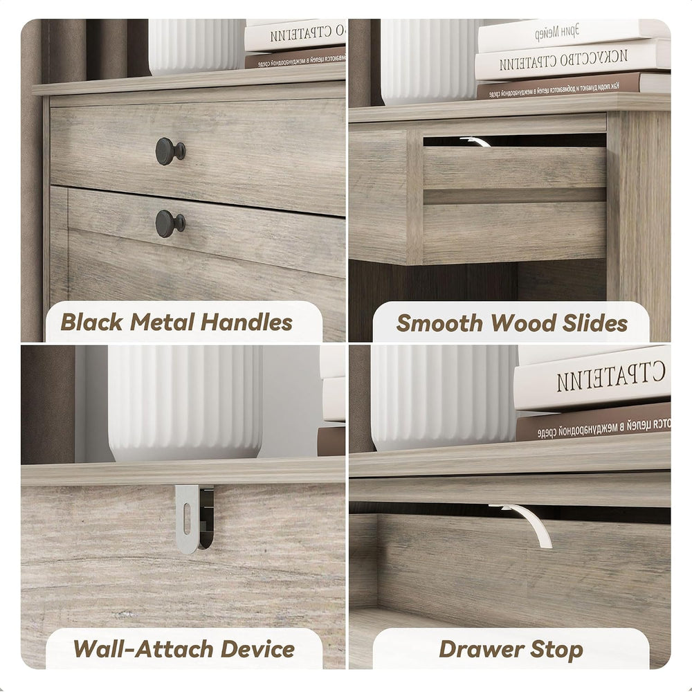 Shoe Cabinet with 2 Flip Drawers, Freestanding Shoe Storage Organizer