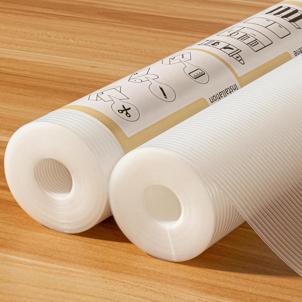FEXIA Shelf Liner 2 Rolls 24IN x 20FT for Kitchen Cabinet Drawer, Fridge