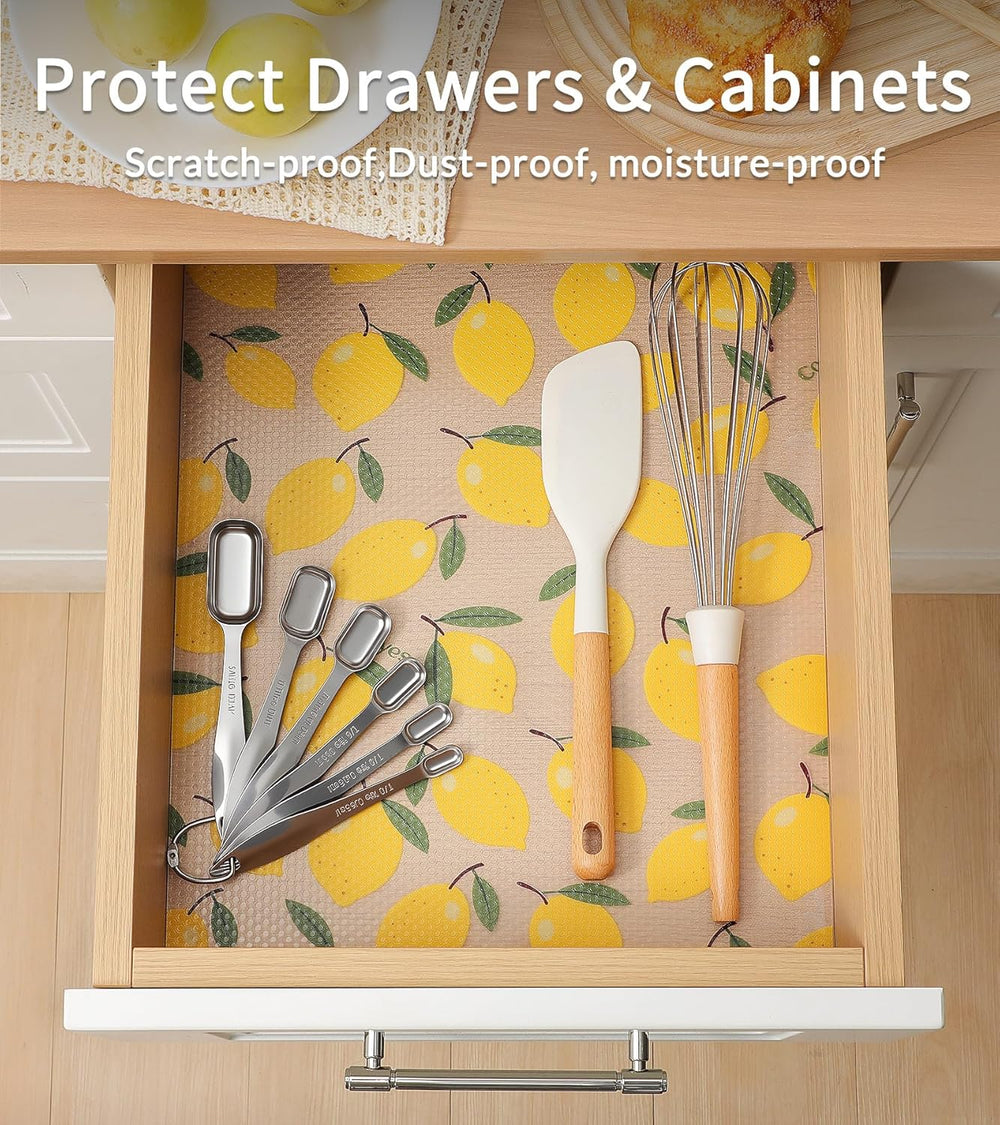 Cooyes Shelf Liner Non-Adhesive Cabinet Liner for Kitchen Drawer 11.8"x3...