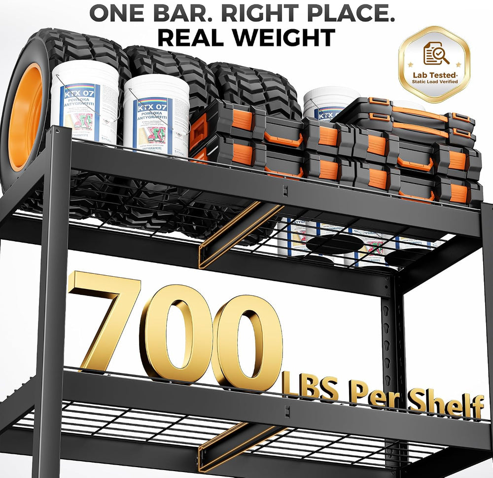 CAMMOO 3500LBS Storage Shelves, 5 Tier Wire Shelf 36" W x 16" D x 7...
