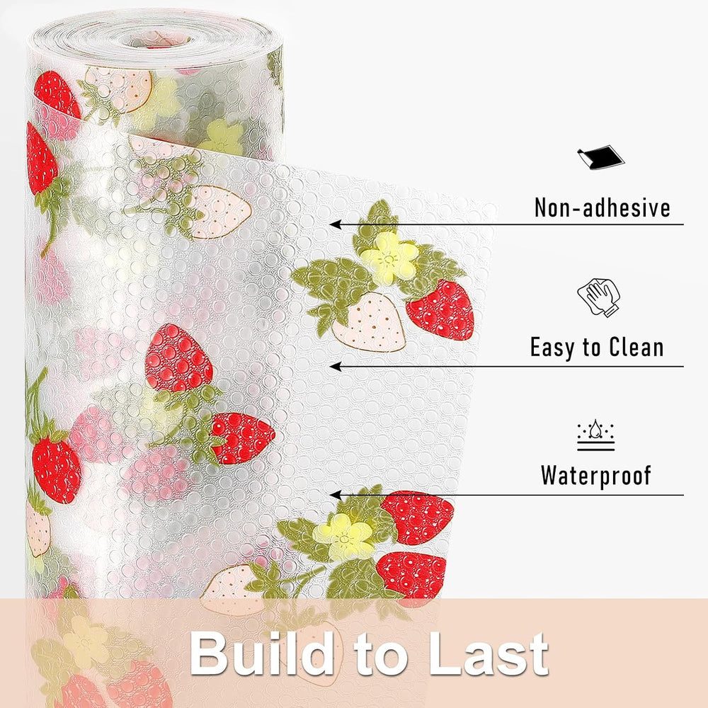 Cooyes Shelf Liner for Kitchen Cabinets Waterproof, 17.5"x240" Stra...