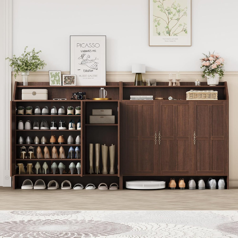 GarveeHome Shoe Storage Cabinet with 3 Doors