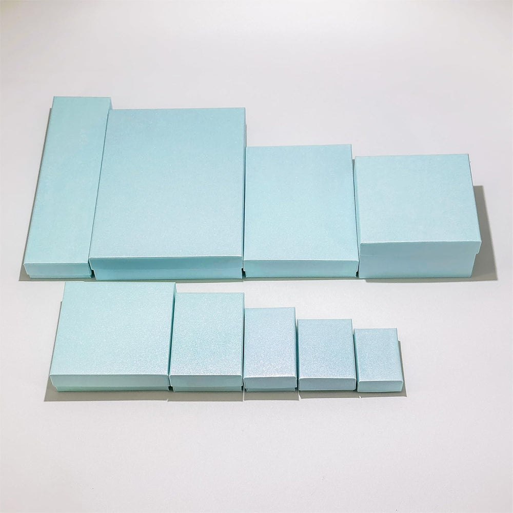 TheDisplayGuys 25 Cardboard Gift Jewelry Boxes w/Padding #75-7.1x5.2x1.3