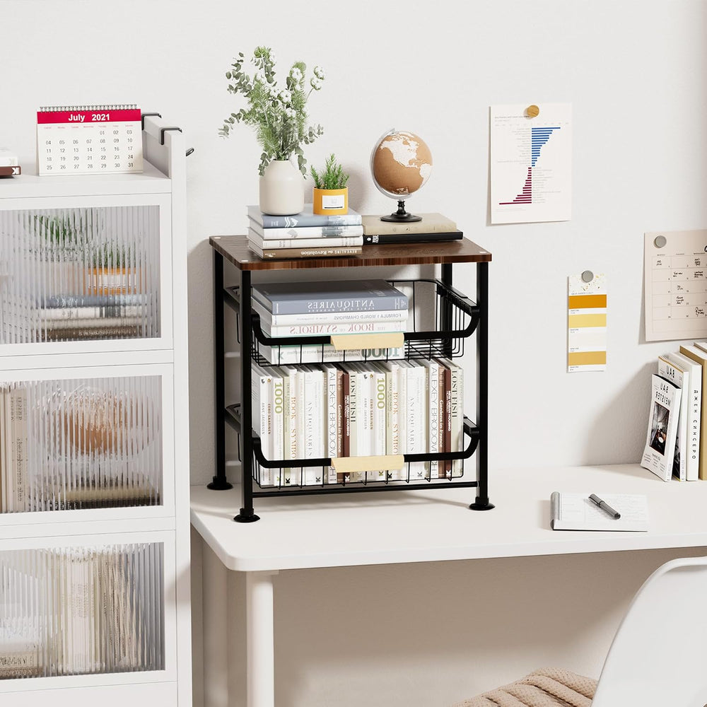 Fruit Vegetable Basket for Kitchen,3 Tier Pantry Organizers and Storage,Snack...