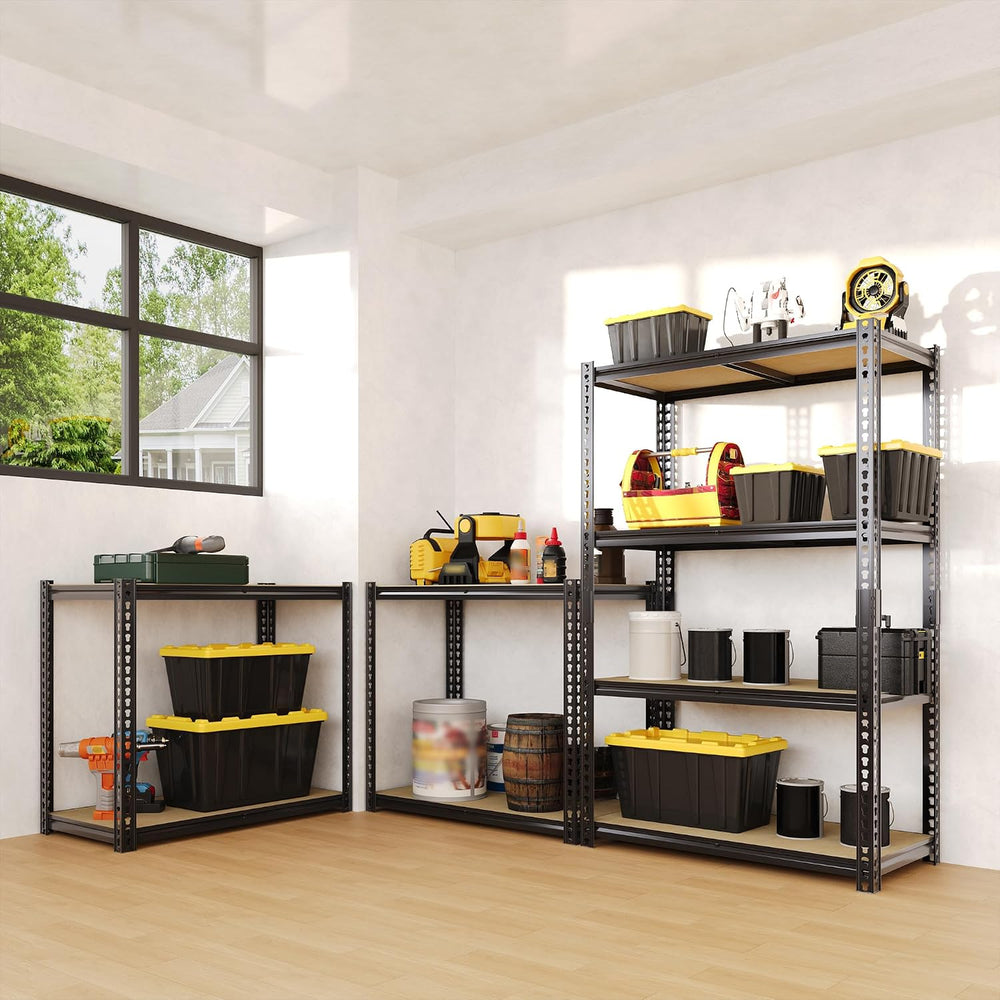 GarveeTech Garage Storage Shelves 4 Tiers, 2000 Lb Capacity Heavy Duty Metal ...