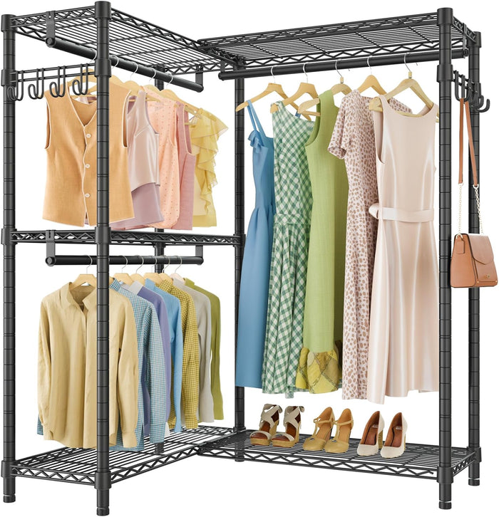 VIPEK L4 Garment Rack L Shaped Clothes Rack