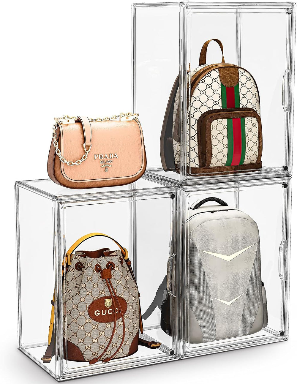 Purse Storage Organizer for Closet 3 Packs Clear Handbag Storage Organizer Ac...