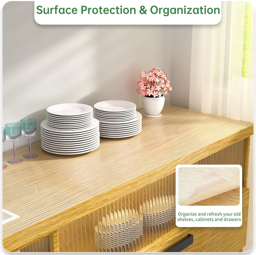 Shelf and Drawer Liner for Kitchen Cabinet Non-Adhesive 24IN x 30FT