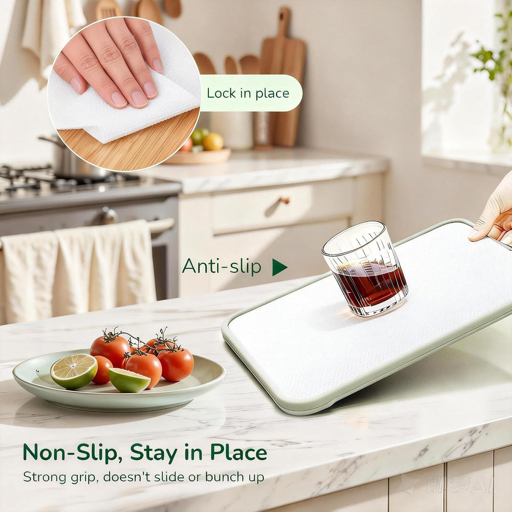 Practical White Shelf Liners for Kitchen Cabinets Non-Slip 18" x30FT
