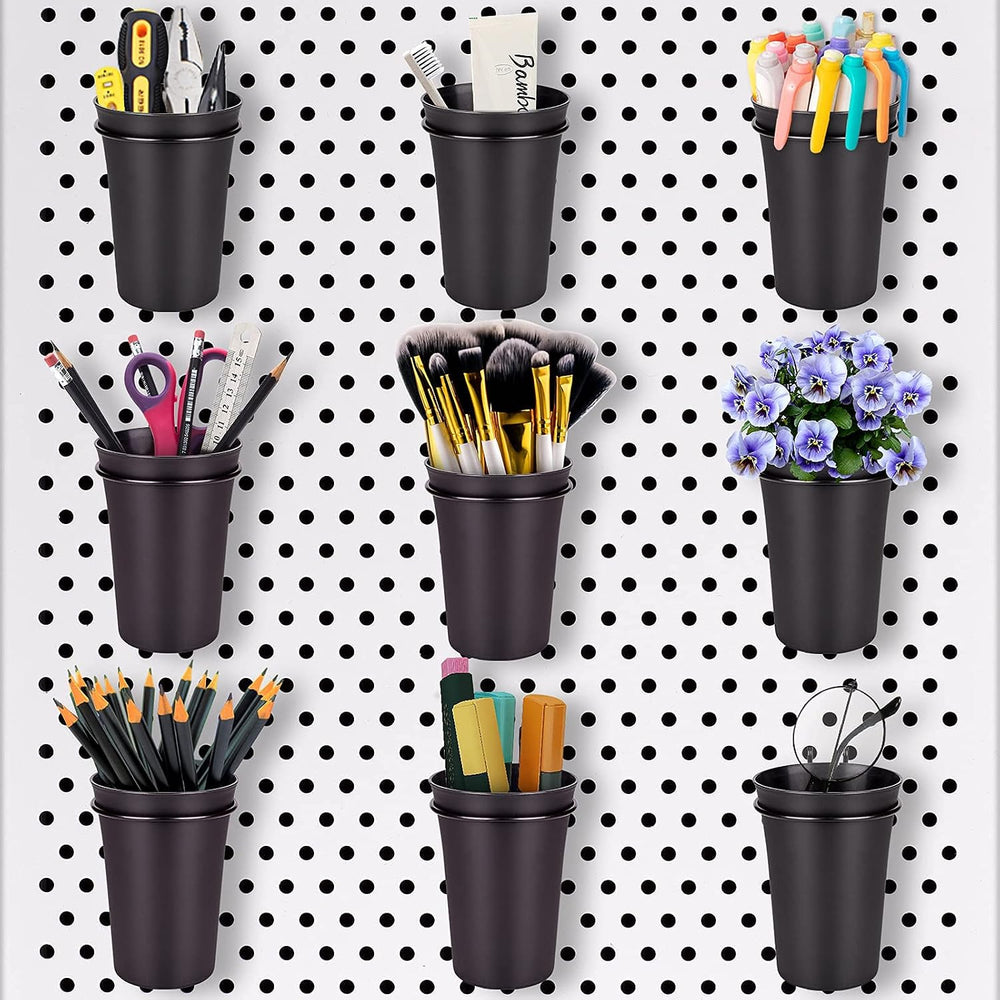 Peg Board Organizer Accessories for 1/8" & 1/4" Pegboards, 13 P...