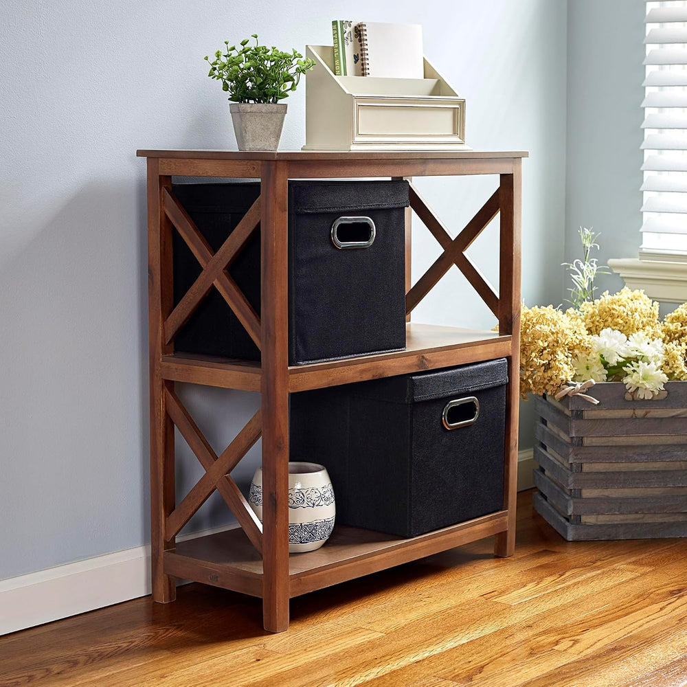 Household Essentials 34-1 Decorative Storage Cube Set with Removable Lids | B...