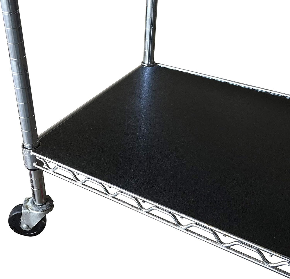 RESILIA Shelf Liner Set for Wire Shelving Rack – 4 Pack, 24 Inch Long x 48 In...