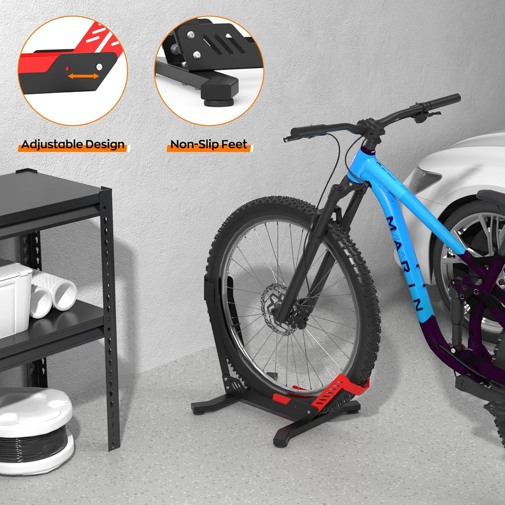 ALIXUEQIN Bike Stand Floor, Portable Bike Storage for Garage