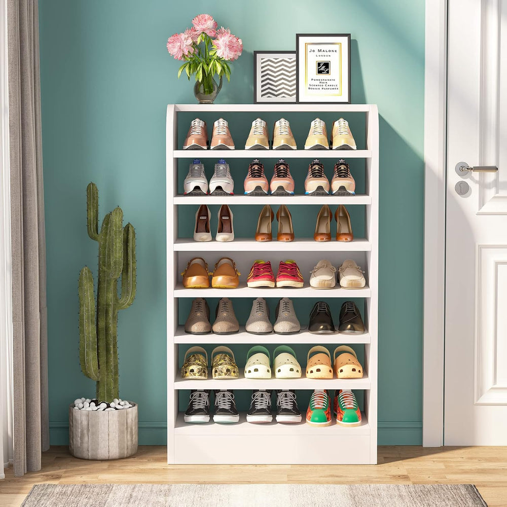 Tribesigns Shoe Rack Set of 2, 8-Tier Tall Shoe Shelf Shoes Storage Organizer...