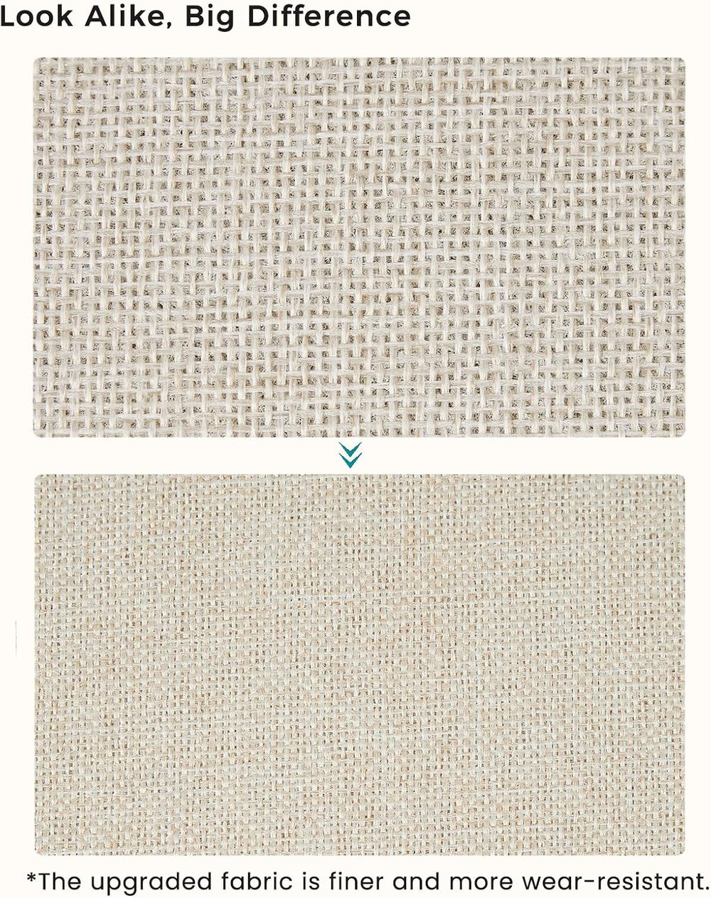 Cube Storage Bins | 11.8"x11.8"x9.8", Beige & White, 6 Pack