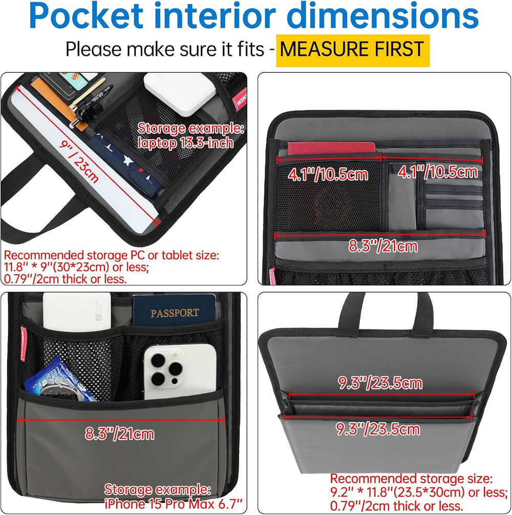 Rugged Silm Backpack Organizer Insert for Laptop A4 Binder Paperwork Document...